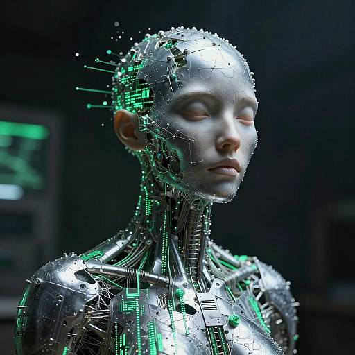 Dystopian Quantum Engineer Portrait