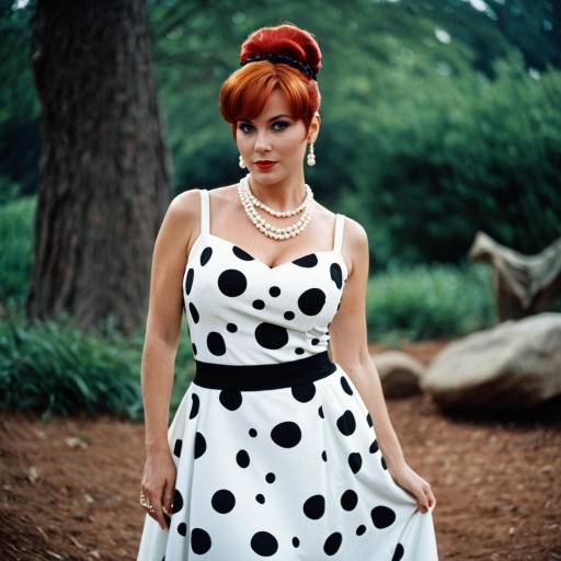 Wilma Flintstone Inspired Cosplay Dress