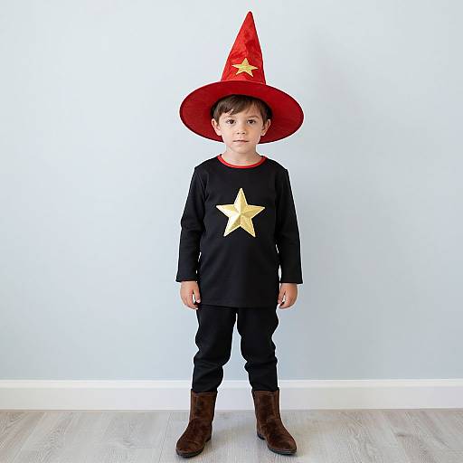 Toddler Wizard Costume Realistic Photo