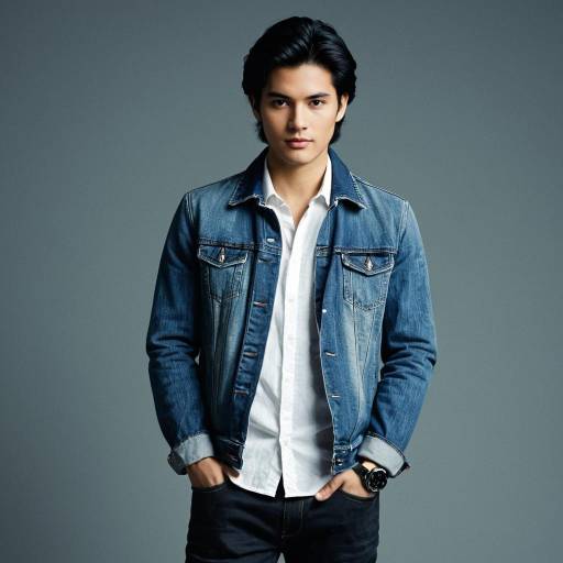 Realistic Portrait of Casual Male Fashion