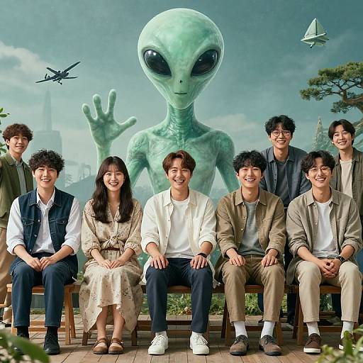 Sci-Fi Writers with Friendly Alien