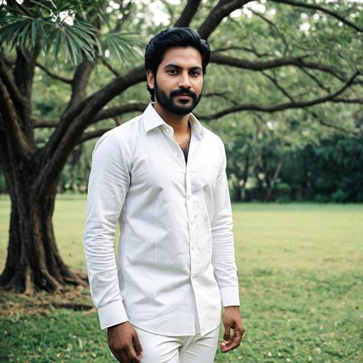 Man in White Shirt Standing Outdoors