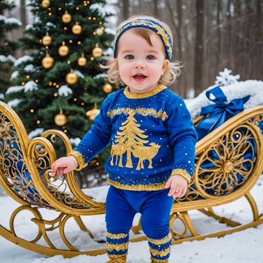 Chaotic Baby Girl's Festive Christmas Outfit Chaotic Baby Girl's Festive Christmas Outfit