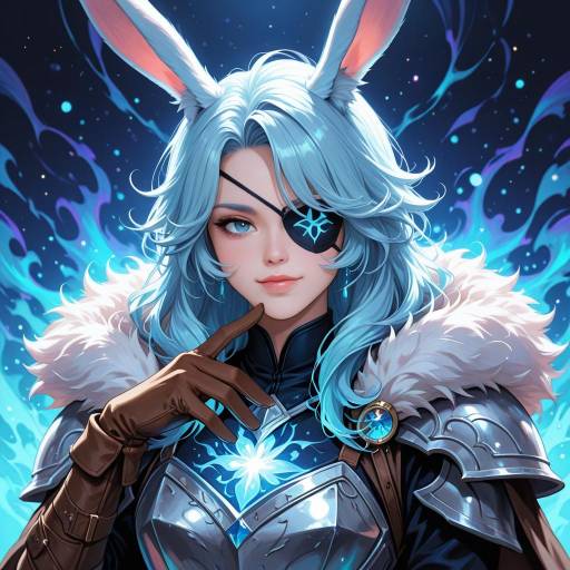 Mysterious Mage with Ethereal Features