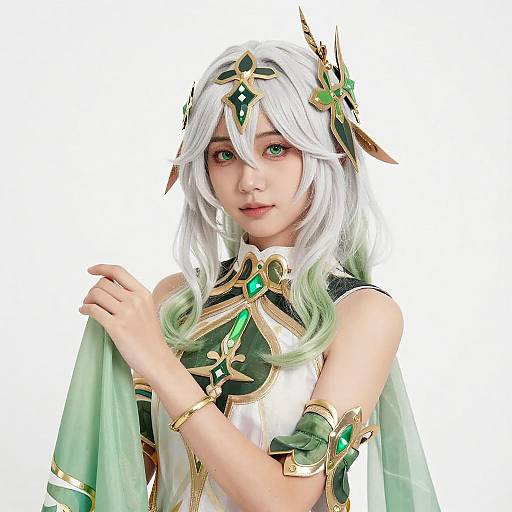 Asian Woman Fantasy Cosplay Portrait