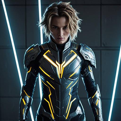 Futuristic Hyperion Warrior Cosplay Outfit