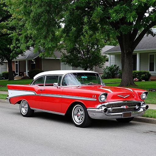 Classic 1957 Chevrolet Bel Air Scene