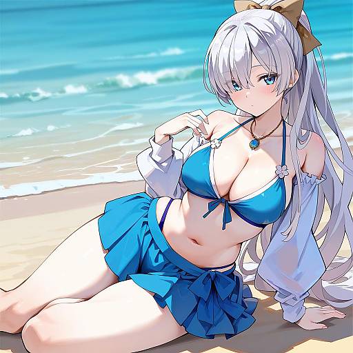 Illustration of Anastasia (swimsuit archer) (fate), fate/grand order in the style of Simao (x x36131422)