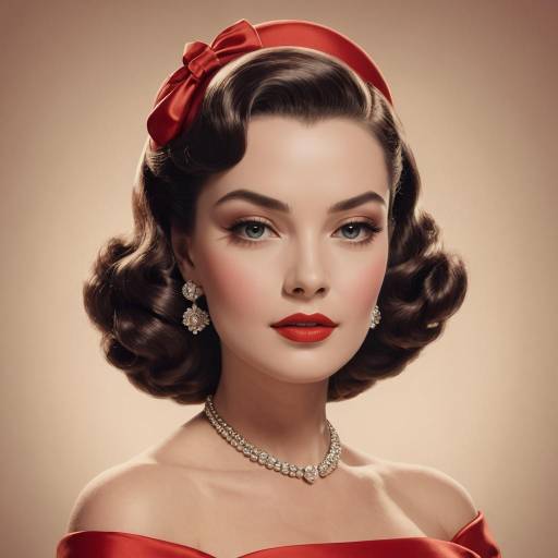 1950s Glamour Pin-Up Portrait