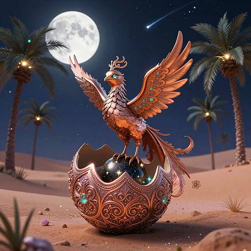 Ethereal Copper Phoenix Chick Hatch