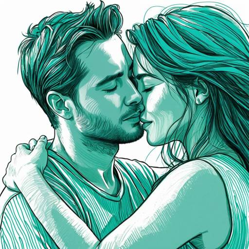 Tender Embrace Digital Sketch