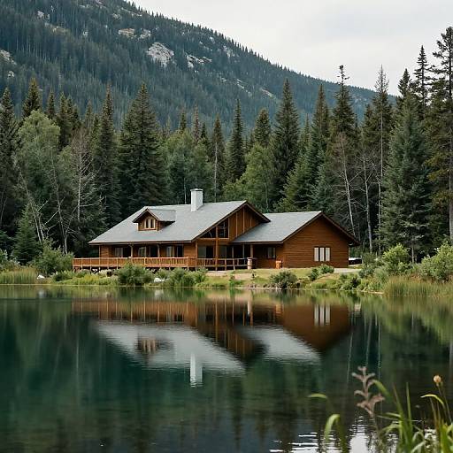 Serene Reflections at Emerald Lake Lodge