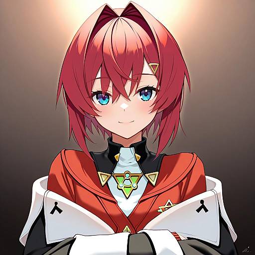 Illustration of Ange katrina (1st costume), nijisanji in the style of Chai (drawingchisanne)