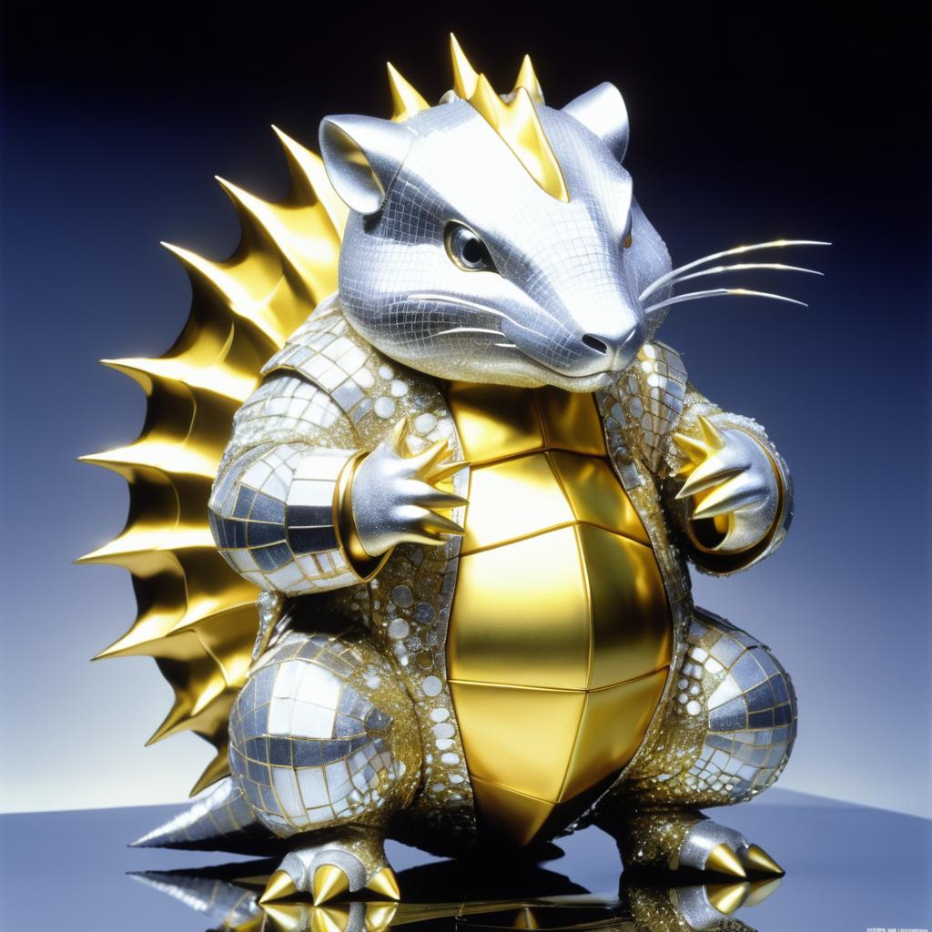 Ultra-Detailed Humanized Sandshrew Artwork