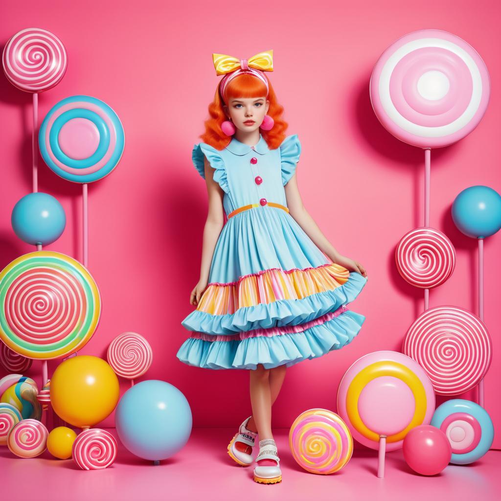 Whimsical Fashion Editorial: Candy Dreams