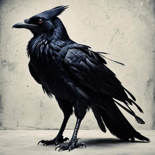 Kitsune-Raven Hybrid Bird