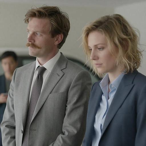 Candid Moment: Man and Woman in Room