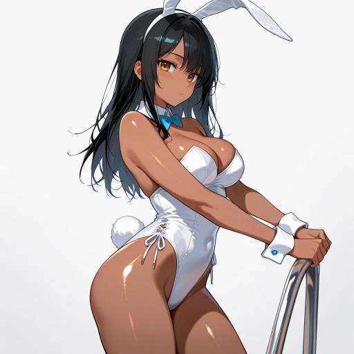 Graceful Playboy Bunny in Cowboy Shot Graceful Playboy Bunny in Cowboy Shot