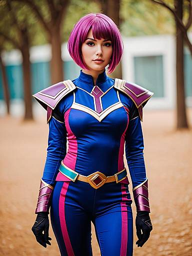 Lifestyle costume photo of Haman karn. Cosplay clothes