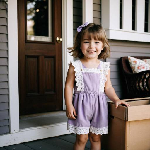 Charming Toddler Fashion Portrait Outdoors