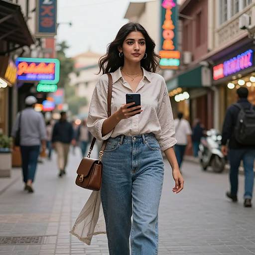 Modern Pakistani Girl in Urban Islamabad