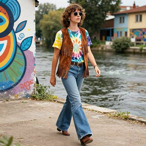 70s Painter with Bold Artistic Style