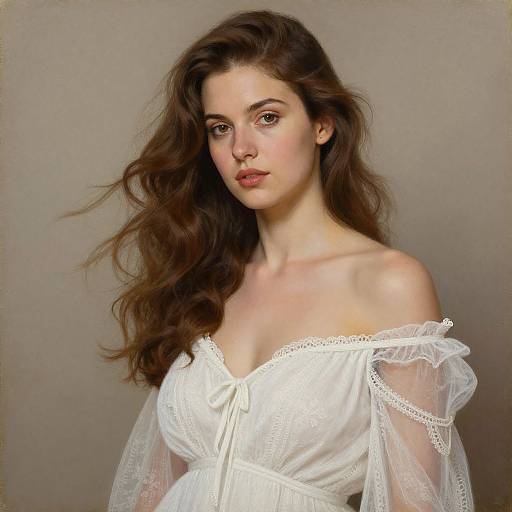 Hyper-Realistic Portrait of Elegant Woman