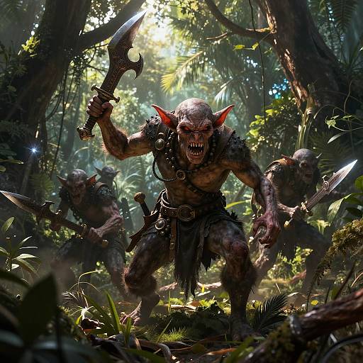 Hobgoblin Jungle Ambush Illustration