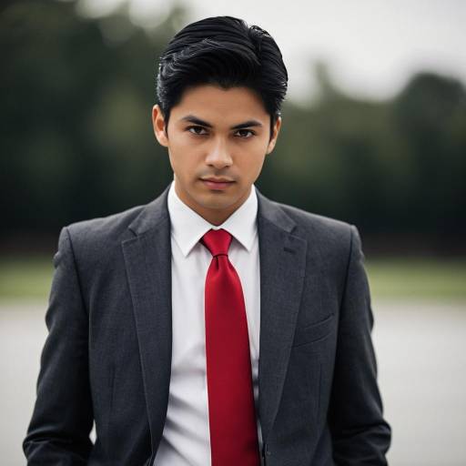 Confident Young Man in Formal Suit