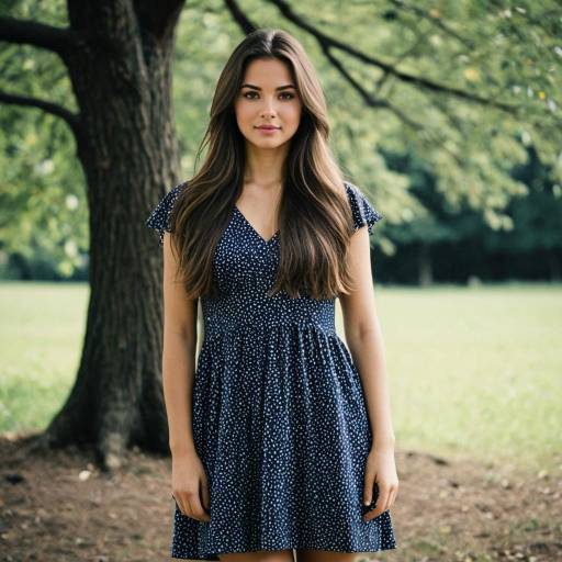 Casual Dress Portrait in Nature