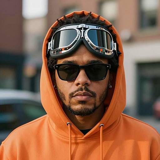 Urban Street Style Weeknd Costume Close-Up