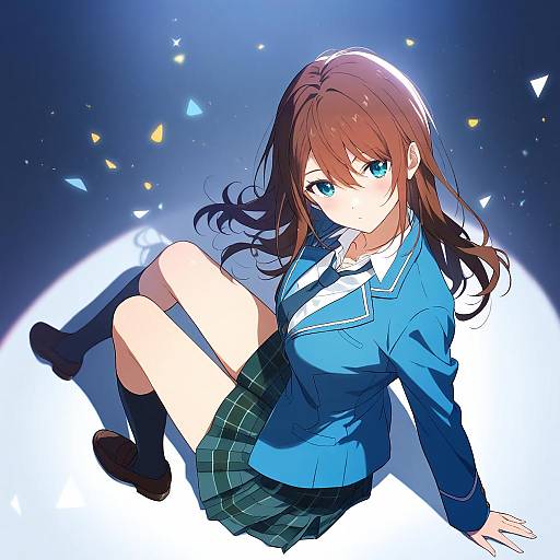 Illustration of Anzu (ensemble stars!), ensemble stars! in the style of Saitou naoki