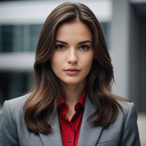 Realistic Business Formal Woman in Suit