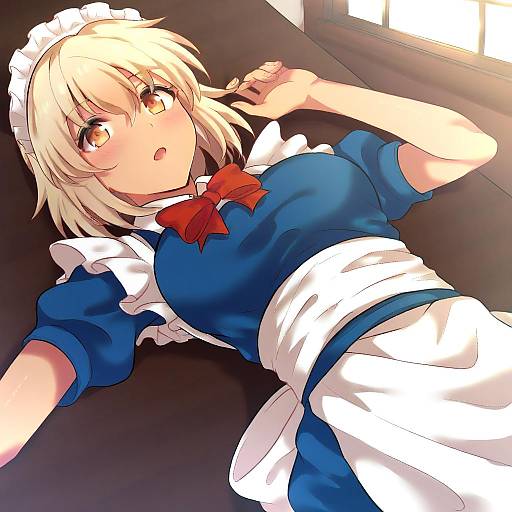 Illustration of Mugetsu (touhou), touhou in the style of Mikkoukun