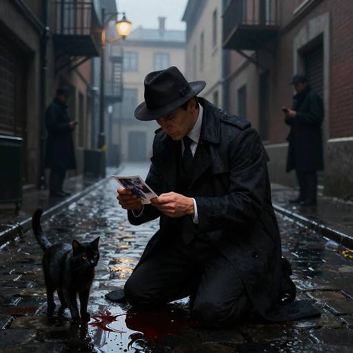 Twilight Noir Detective: Blood-Stained Photo