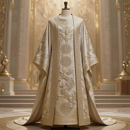Elegant Ornate High Priest Robe
