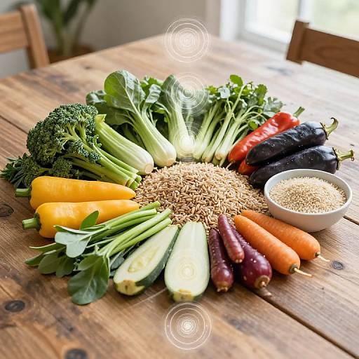 Holistic Nutrition with Chakra Symbols