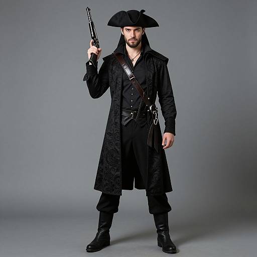 Realistic Vampirate Costume Portrait