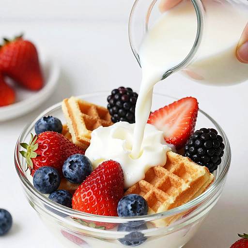 Vibrant Breakfast Parfait Close-Up