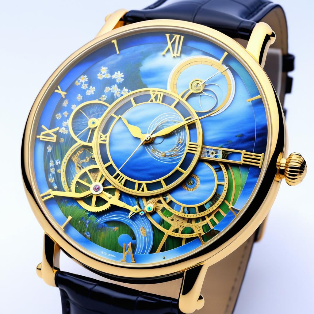 Surreal Mechanical Watch Art Masterpiece