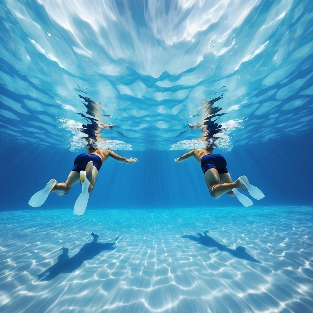 Dynamic Underwater Swim: Agile Men in Action