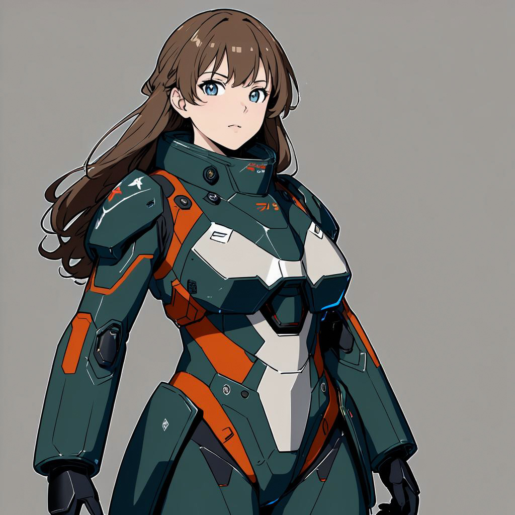 Curvy Battle-Ready Heroine in Combat Suit