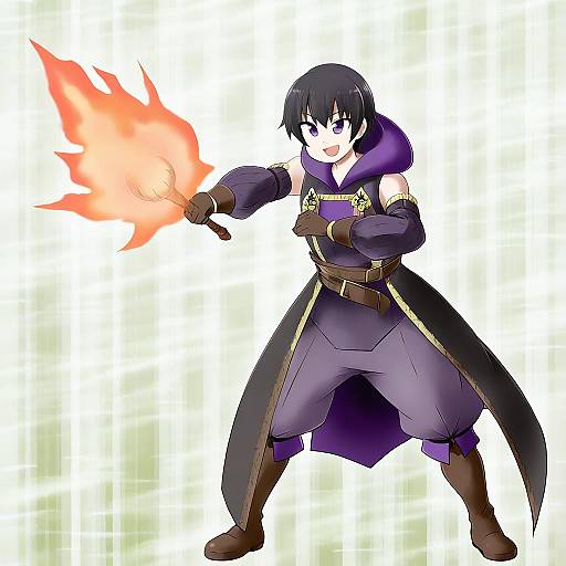 Illustration of Morgan (male) (fire emblem), fire emblem in the style of Kousei (public planet)
