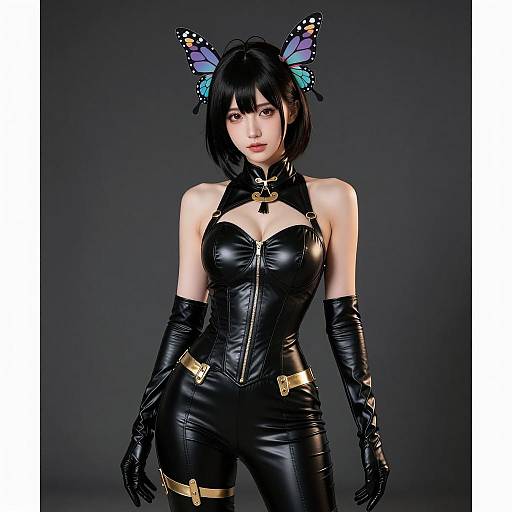 Realistic Secre Swallowtail Cosplay Portrait
