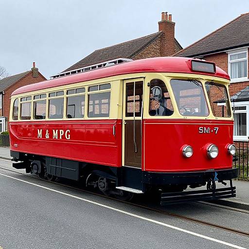Preserved AEC Regal Tram at Bylands Museum