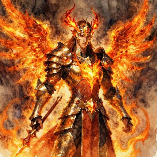 Phoenix Knight Flame Warrior