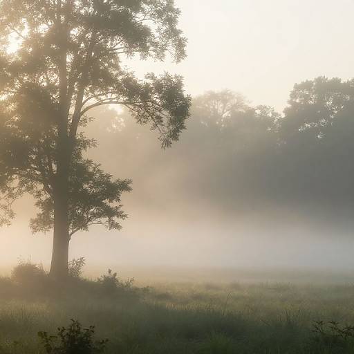 Serene Misty Morning Nature Photography