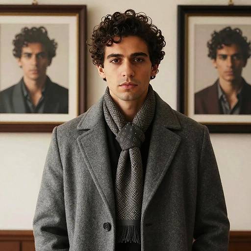 Sophisticated Portrait of Stylish Man