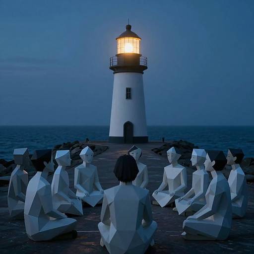 Sentient Geometric Council by Lighthouse