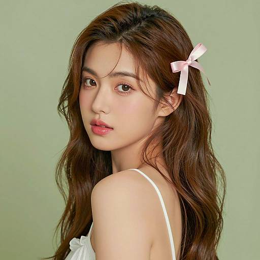 Soft Focus Portrait of Young Woman